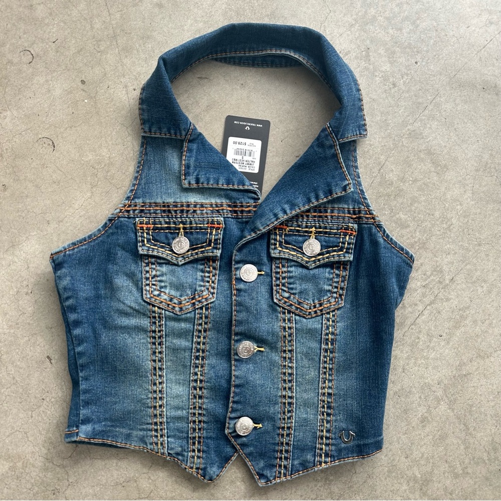 True Religion Crop Vest